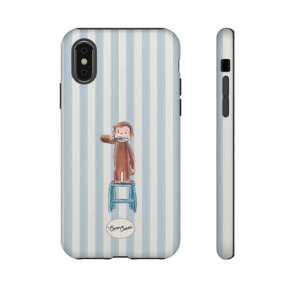 Striped Monkey iPhone Case