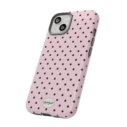 Pink Polka Dot iPhone Case