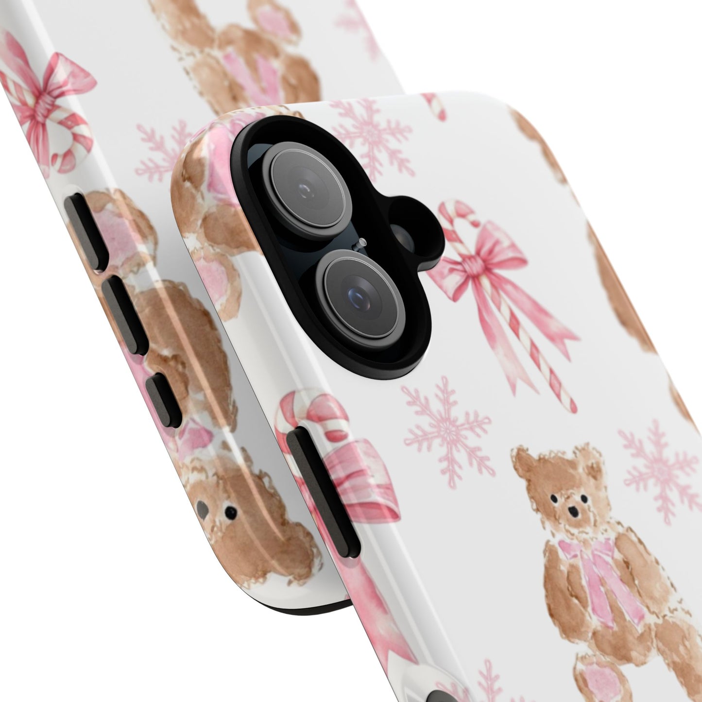 Blush Noel Bear iPhone Case