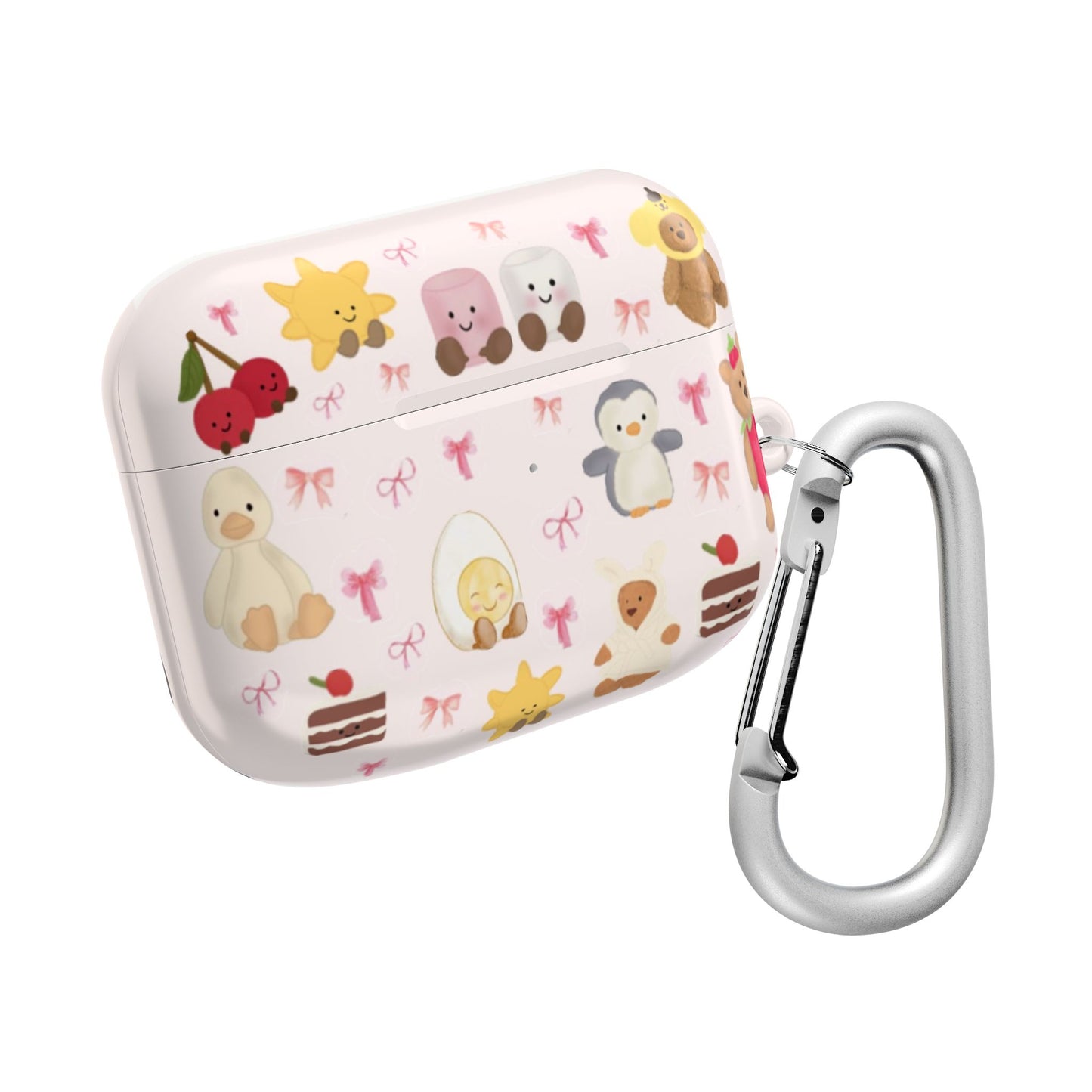 Pink Teddy AirPod Cases