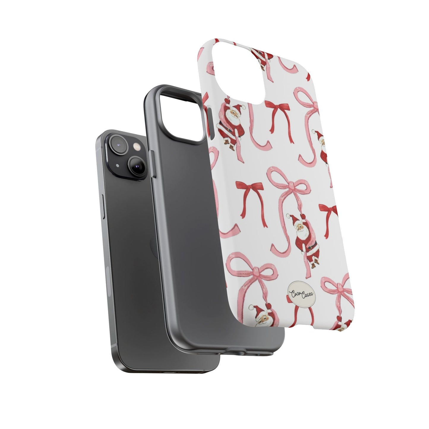 Santa’s Bow Ride iPhone Case