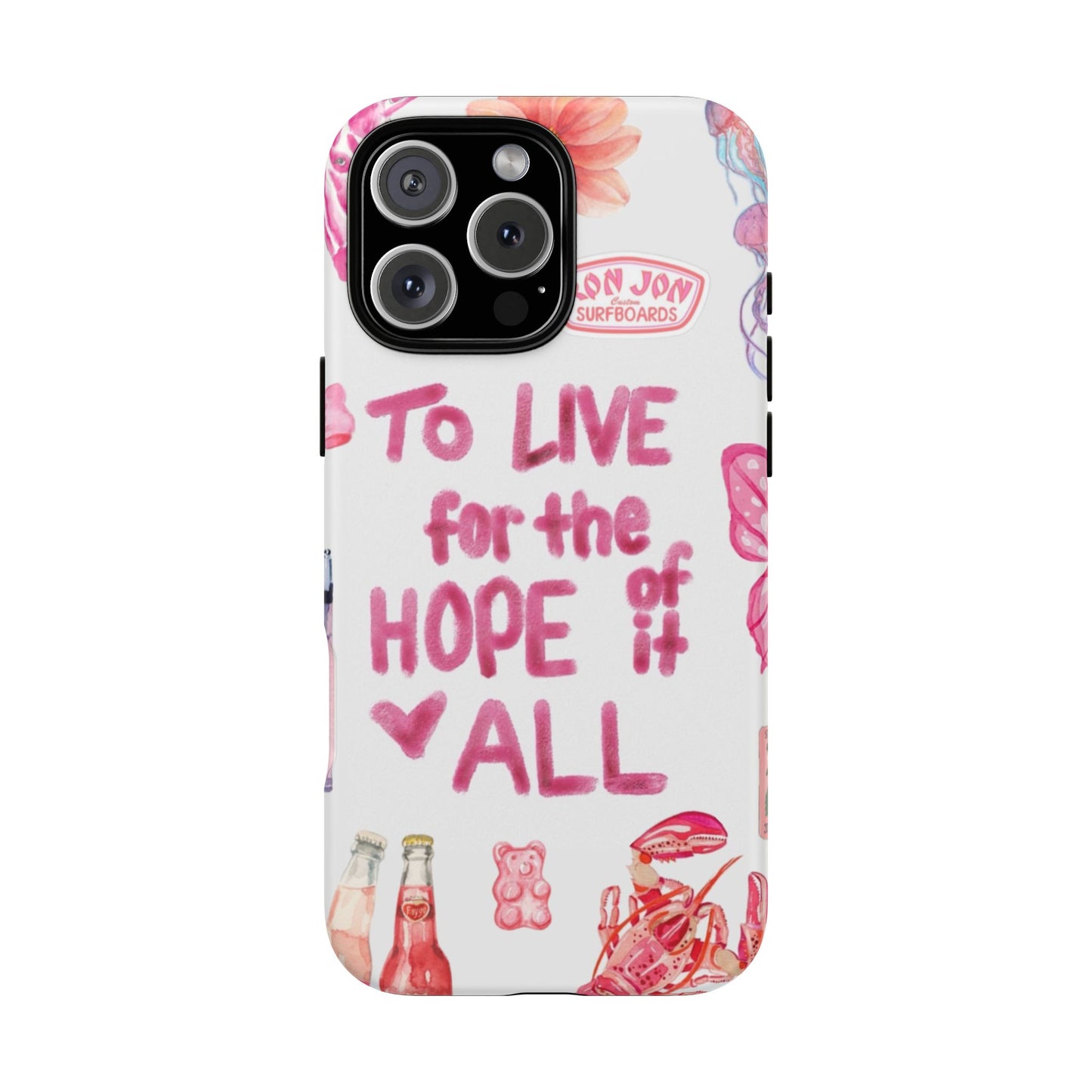 to live for the hope of it all iPhone Case