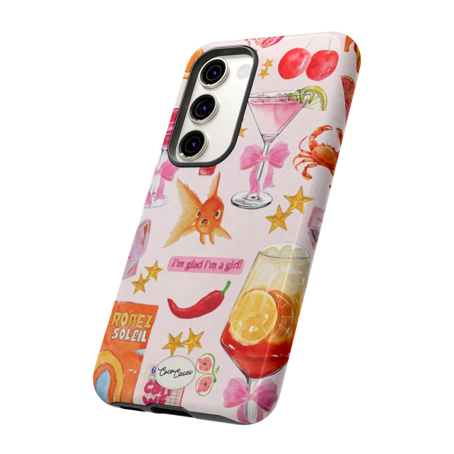 I'm glad I'm a girl Samsung Case