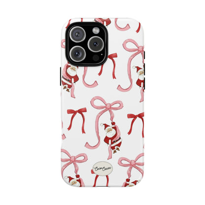 Santa’s Bow Ride iPhone Case