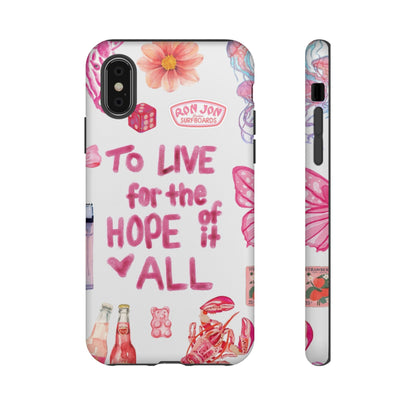 to live for the hope of it all iPhone Case