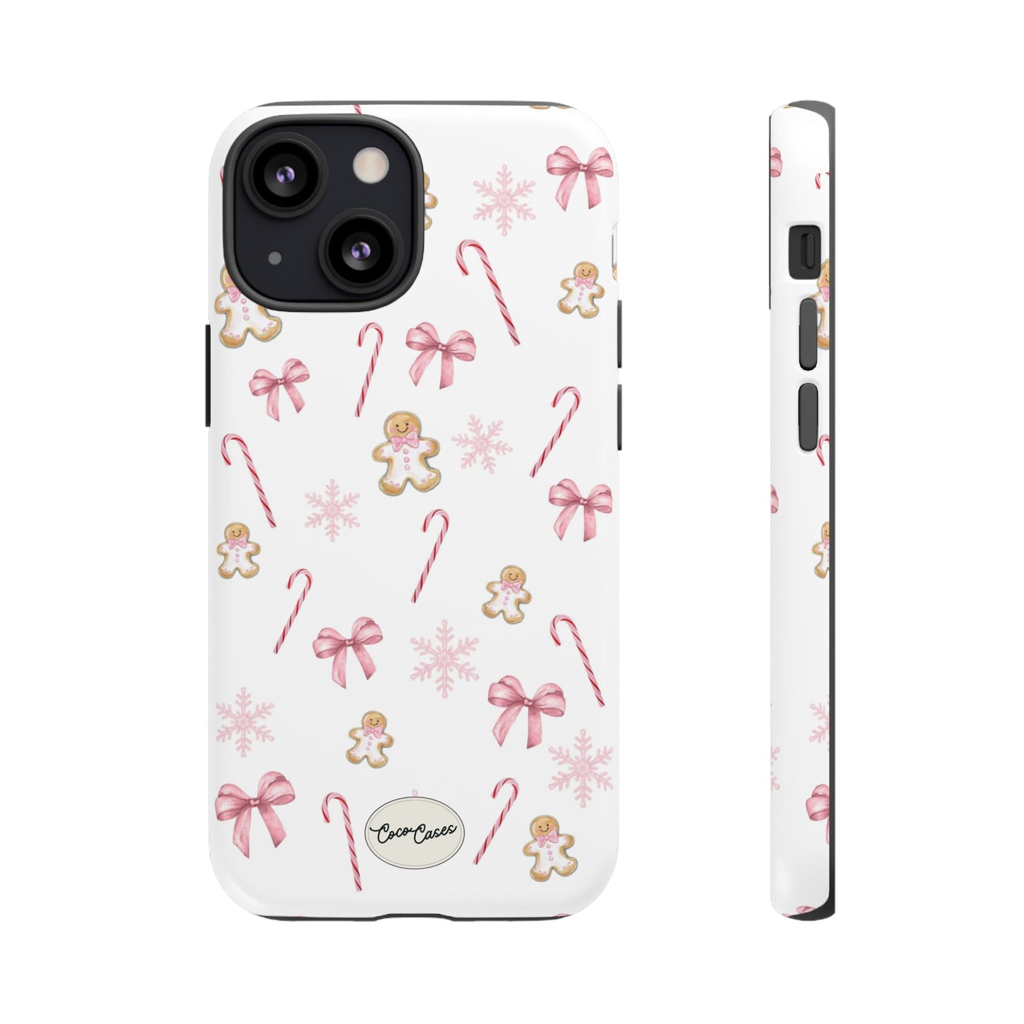 Pink Christmas iPhone Case