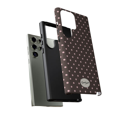 Brown Polka Dot Samsung Case