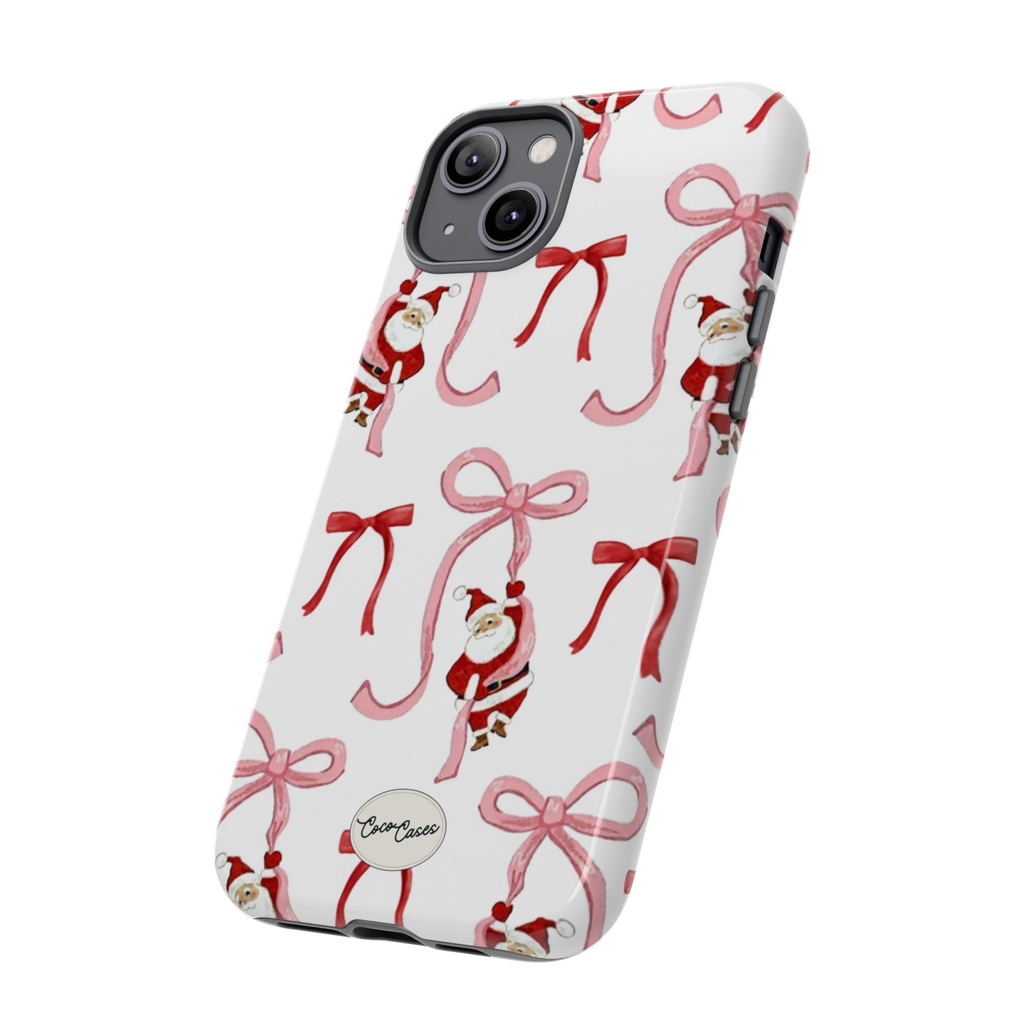 Santa’s Bow Ride iPhone Case