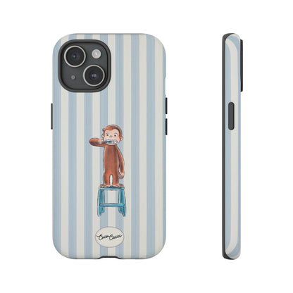 Striped Monkey iPhone Case