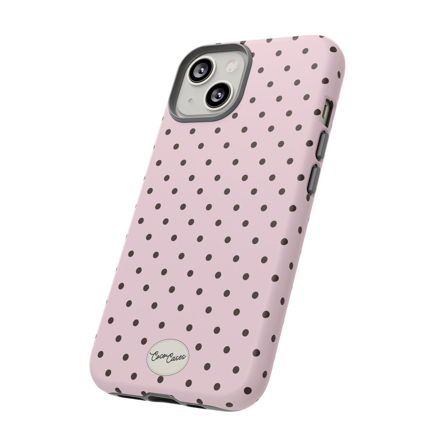 Pink Polka Dot iPhone Case