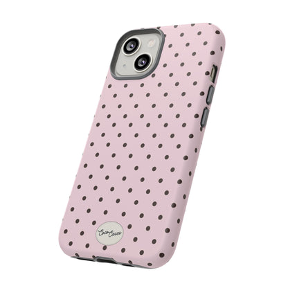 Pink Polka Dot iPhone Case