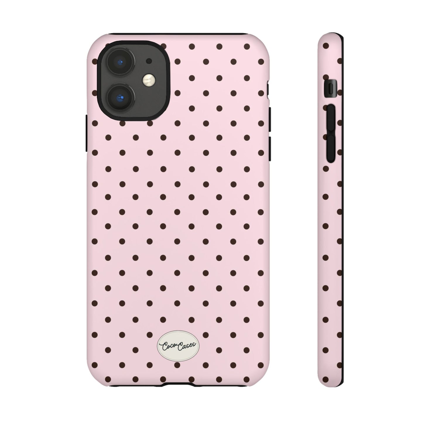 Pink Polka Dot iPhone Case