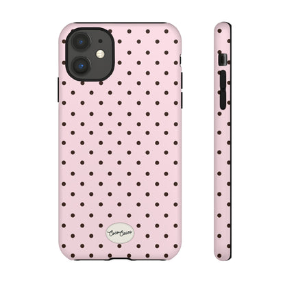 Pink Polka Dot iPhone Case