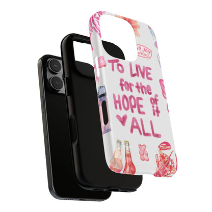 to live for the hope of it all iPhone Case