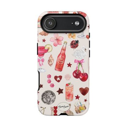 Pink Clutter iPhone Case