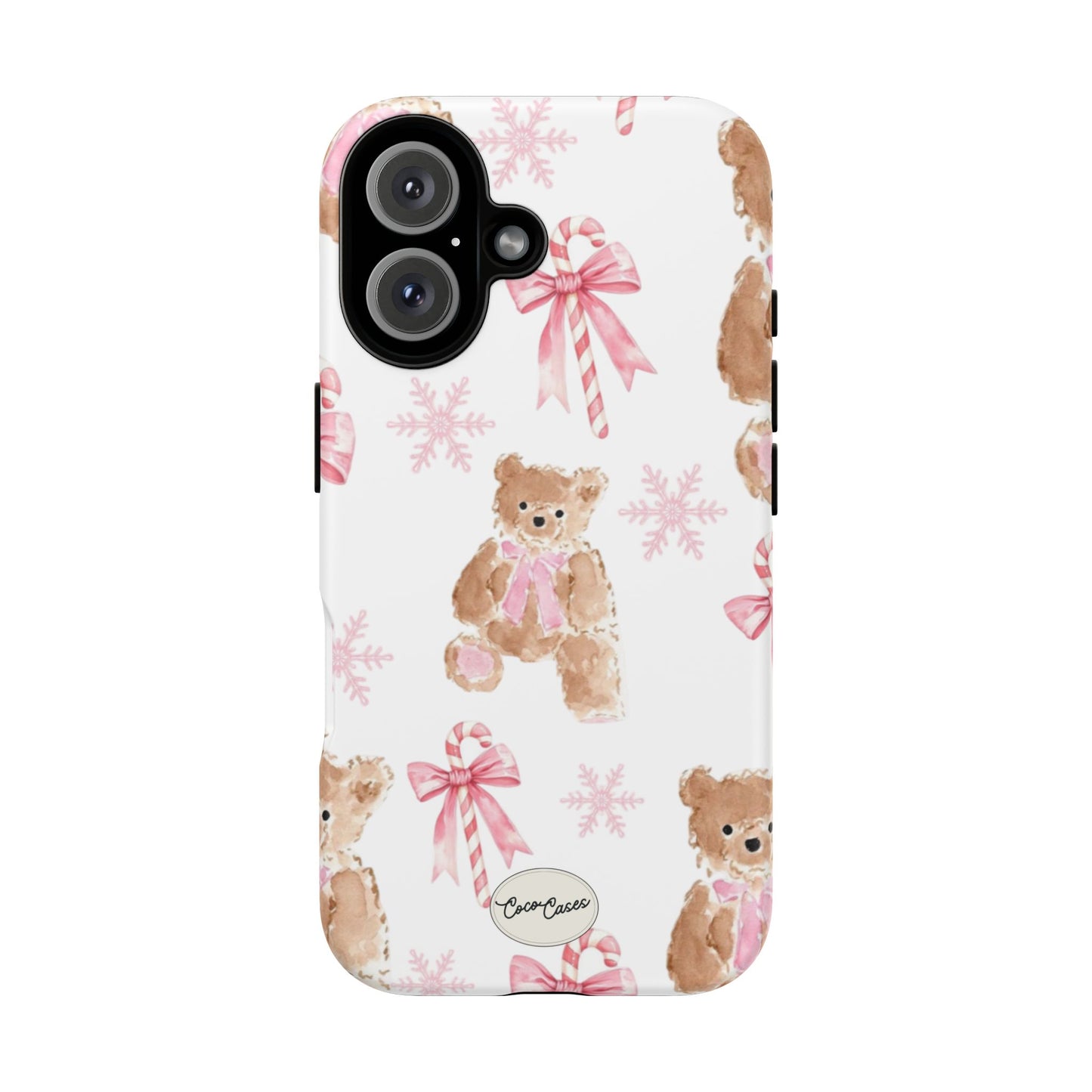 Blush Noel Bear iPhone Case