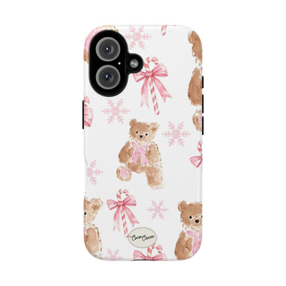 Blush Noel Bear iPhone Case