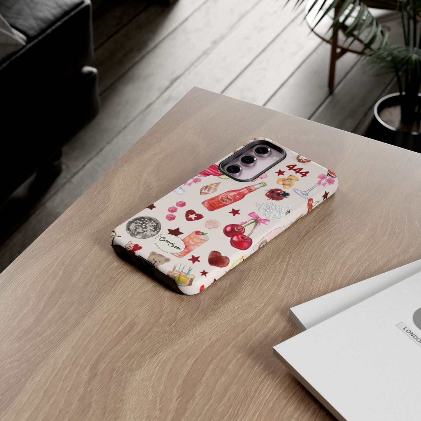 Pink Clutter Samsung Case