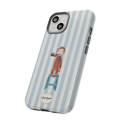 Striped Monkey iPhone Case