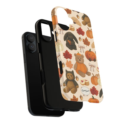 Autumn Teddies iPhone Case