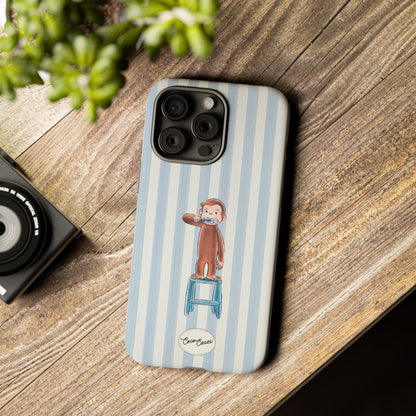 Striped Monkey iPhone Case