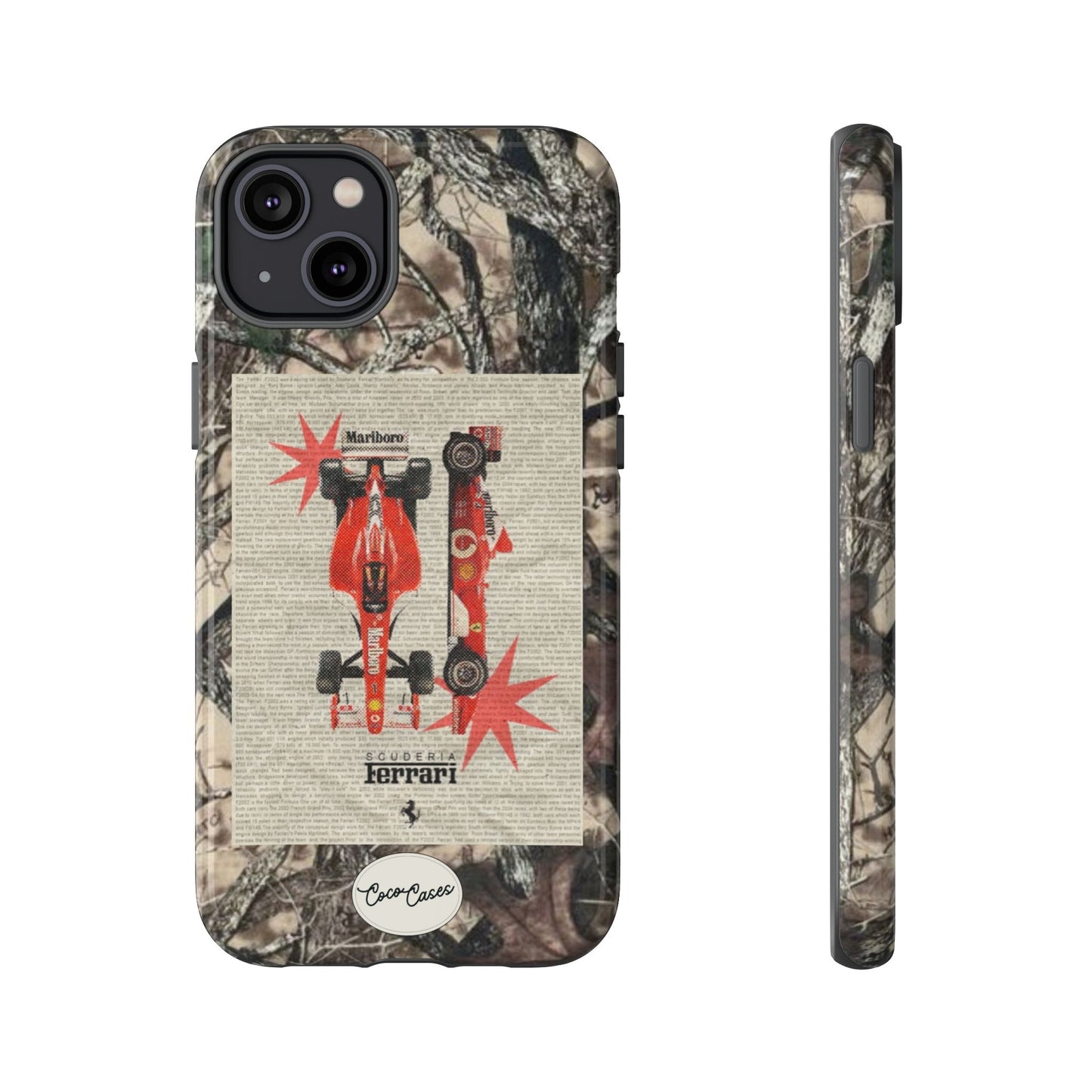 Camouflage Ferrari iPhone Case
