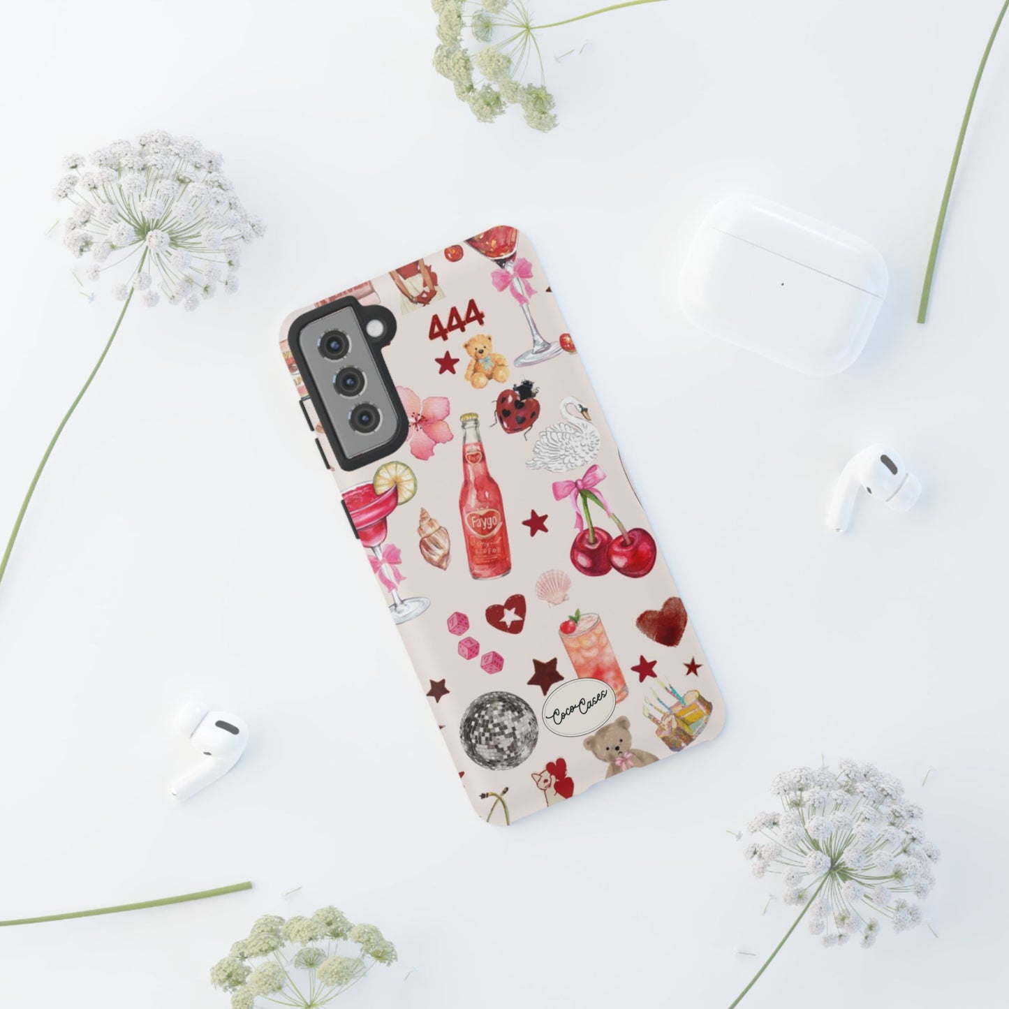 Pink Clutter Samsung Case