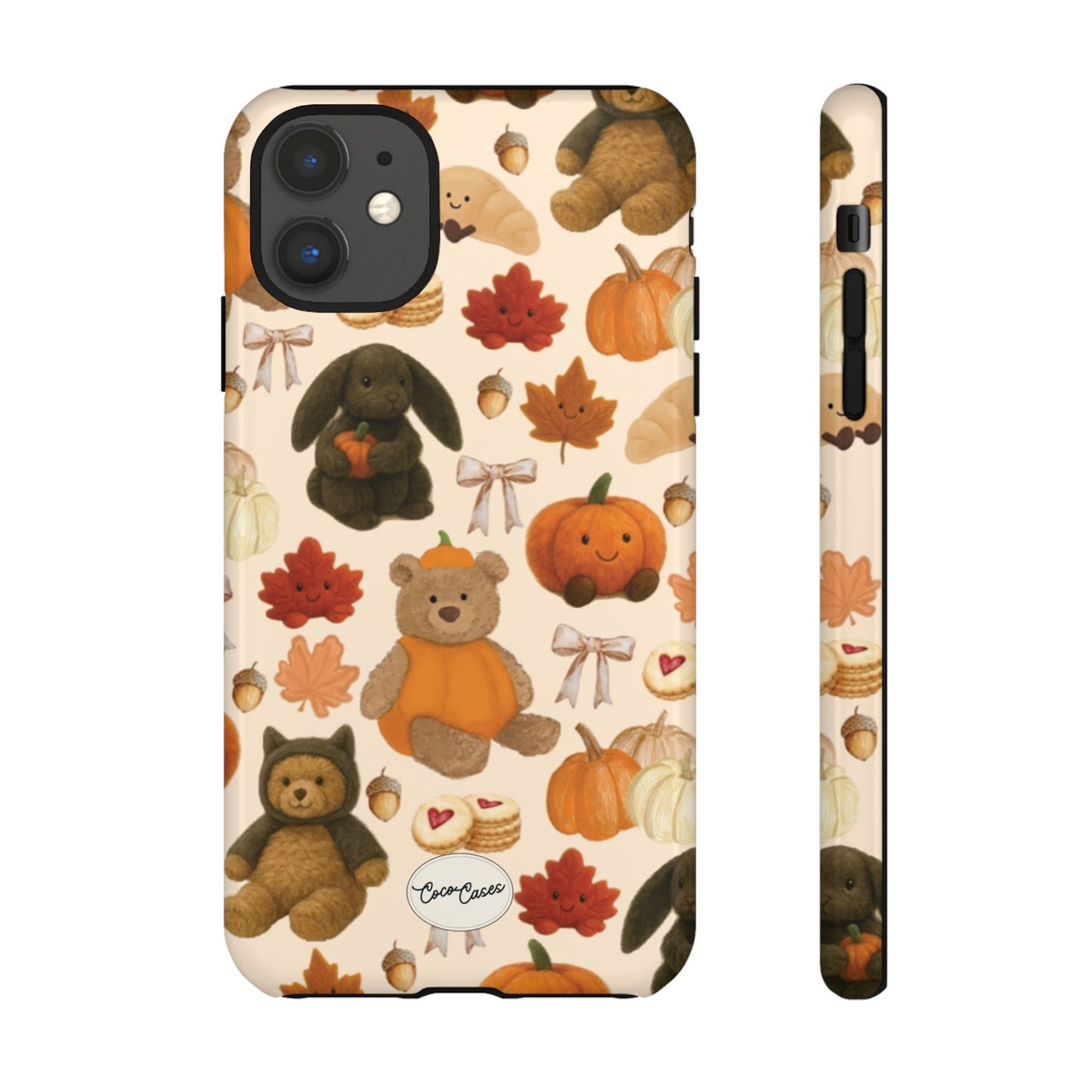 Autumn Teddies iPhone Case