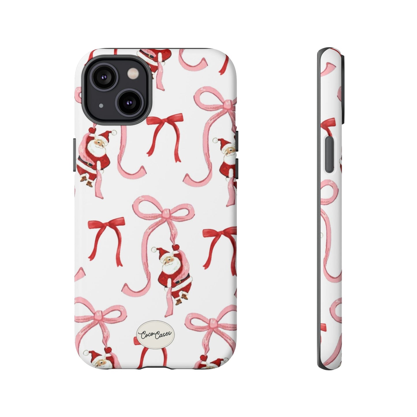 Santa’s Bow Ride iPhone Case