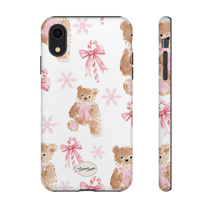 Blush Noel Bear iPhone Case