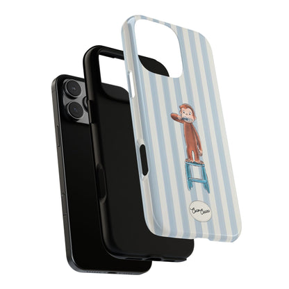 Striped Monkey iPhone Case
