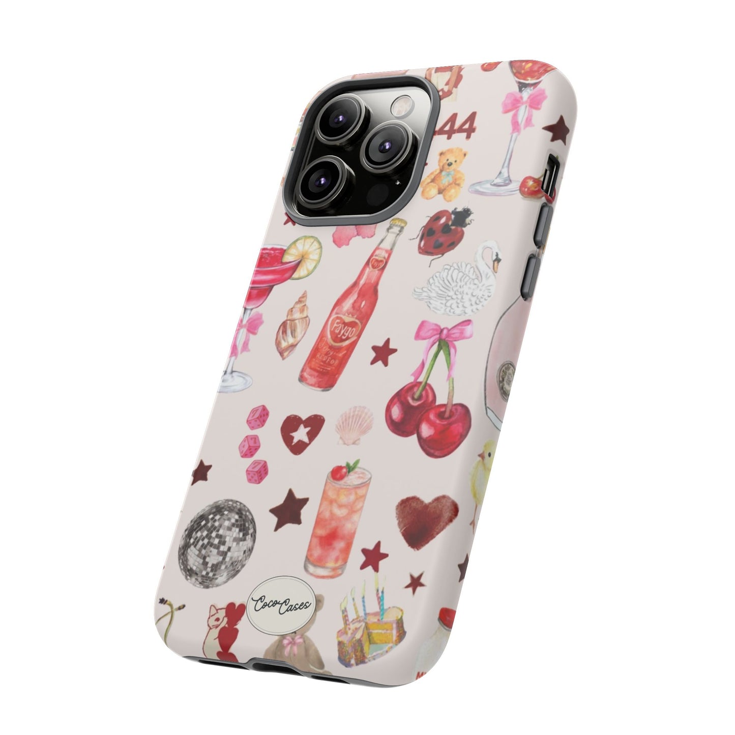 Pink Clutter iPhone Case