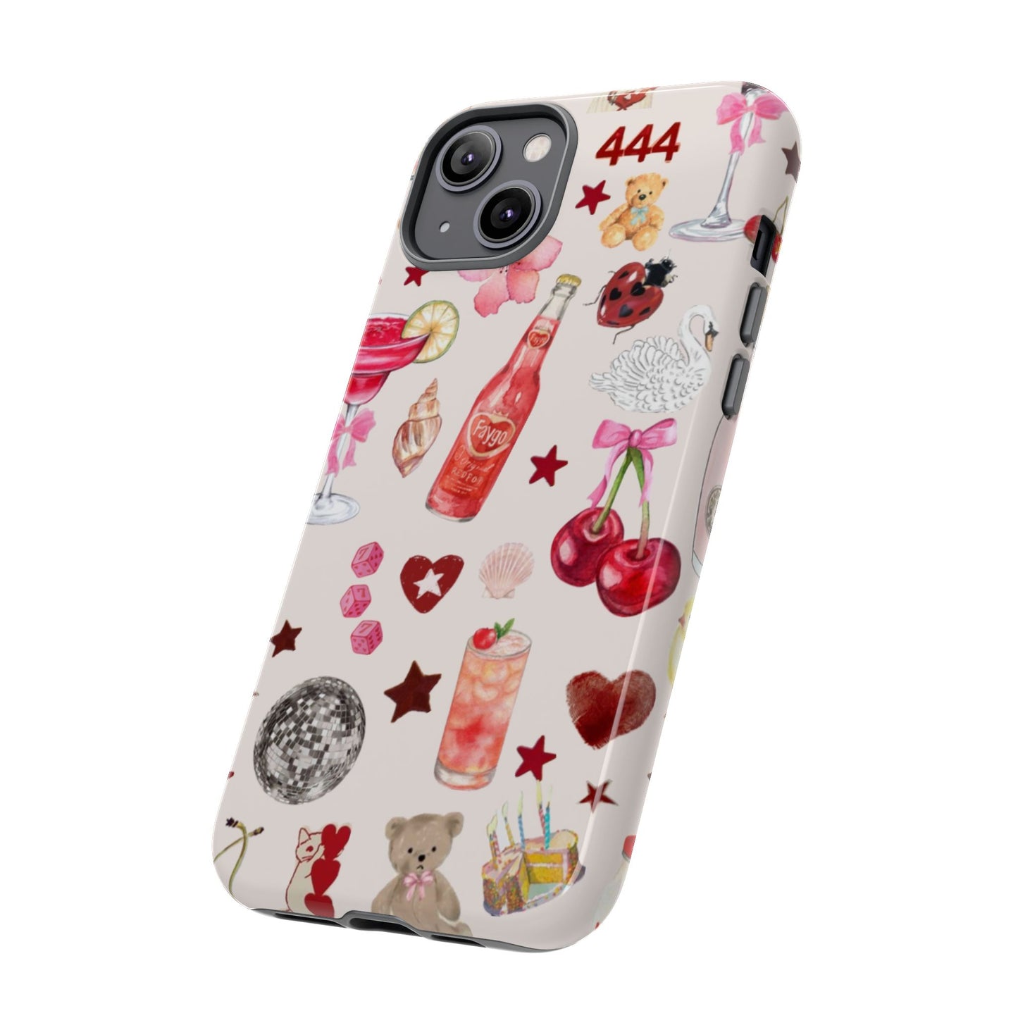 Pink Clutter iPhone Case