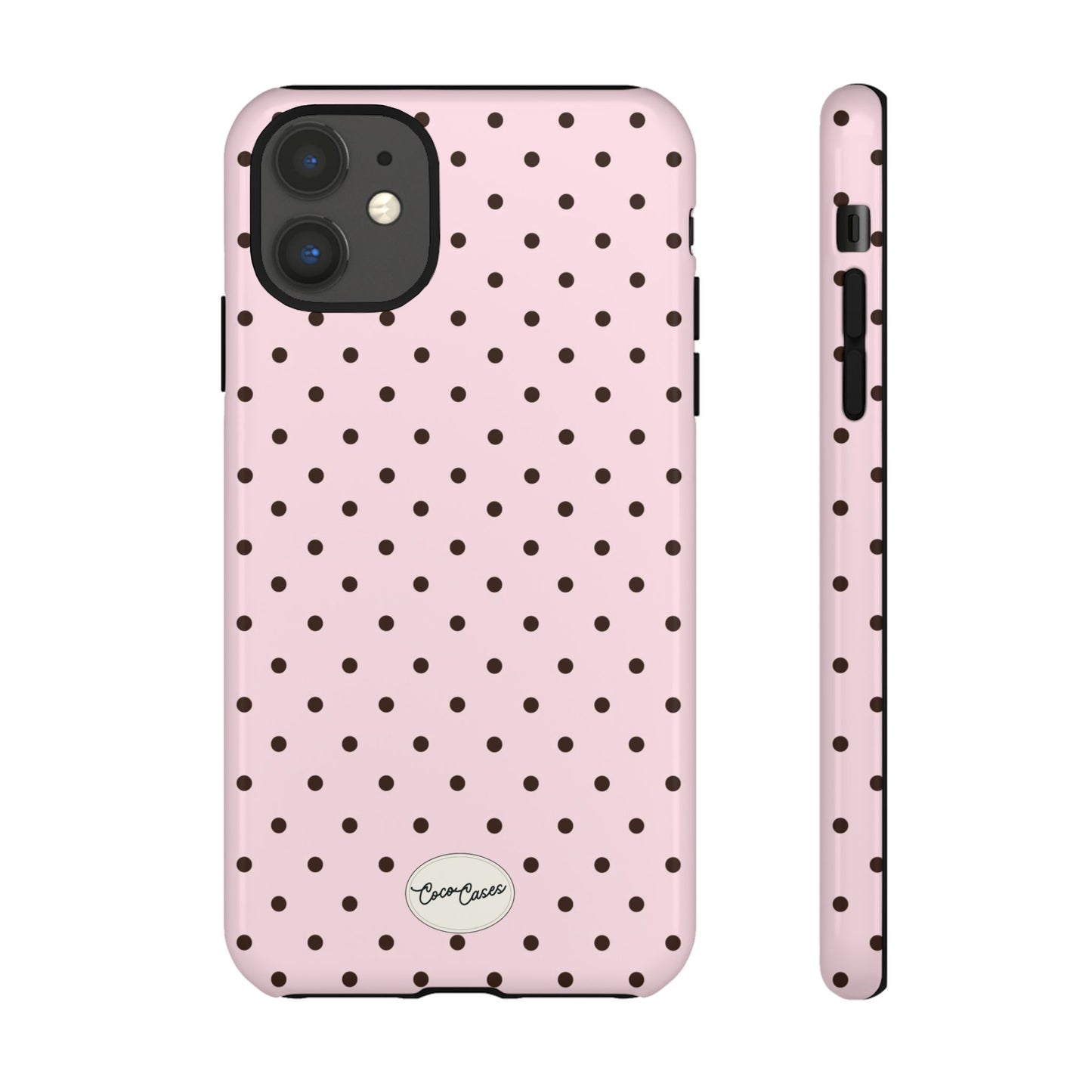 Pink Polka Dot iPhone Case
