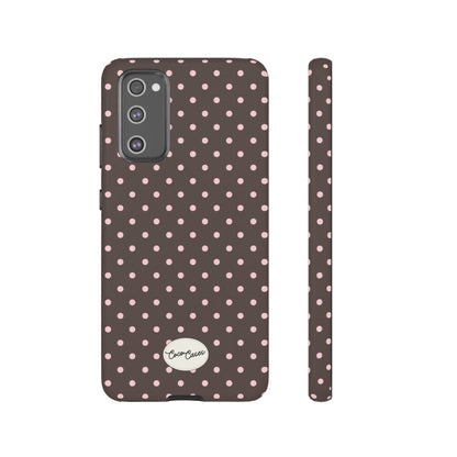 Brown Polka Dot Samsung Case