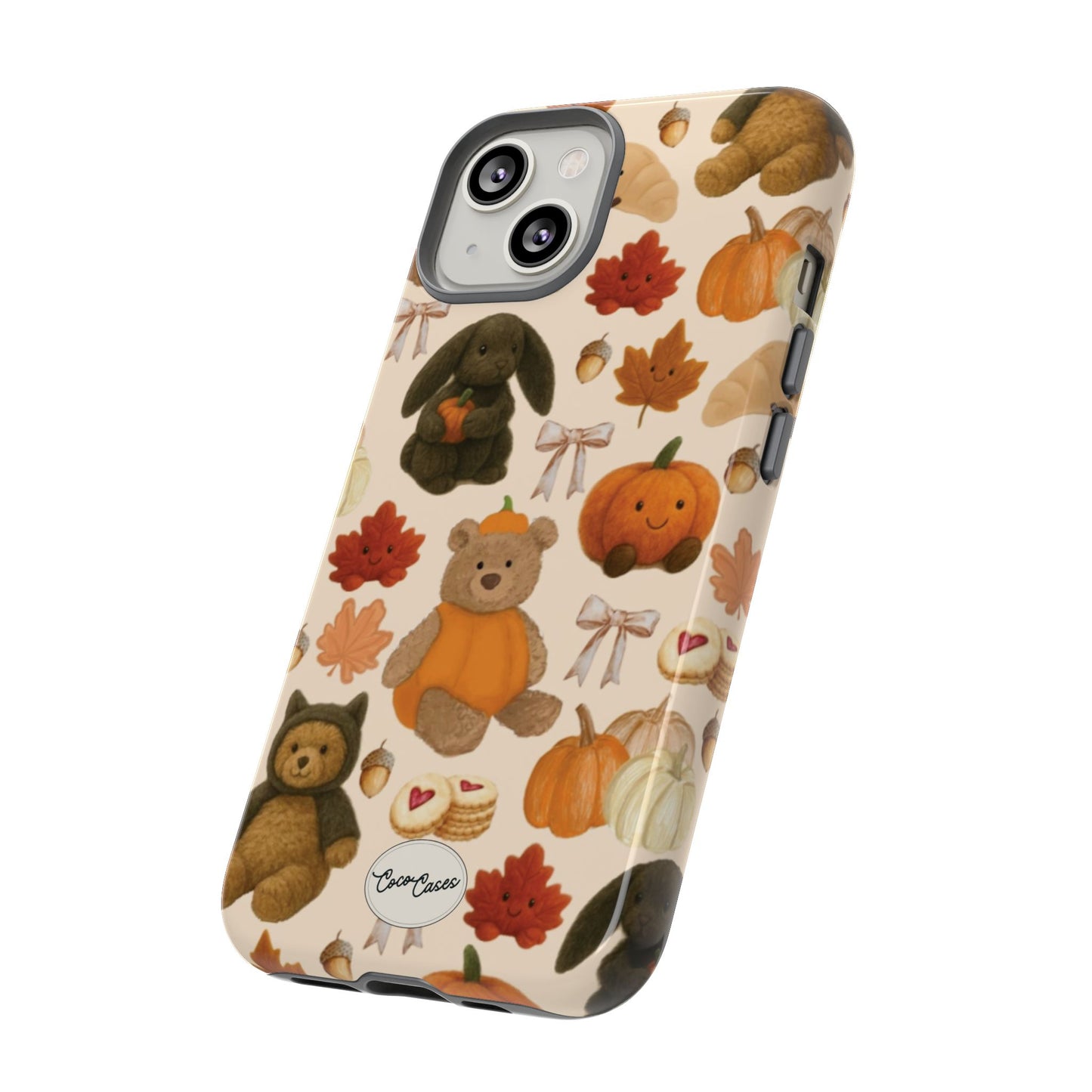 Autumn Teddies iPhone Case