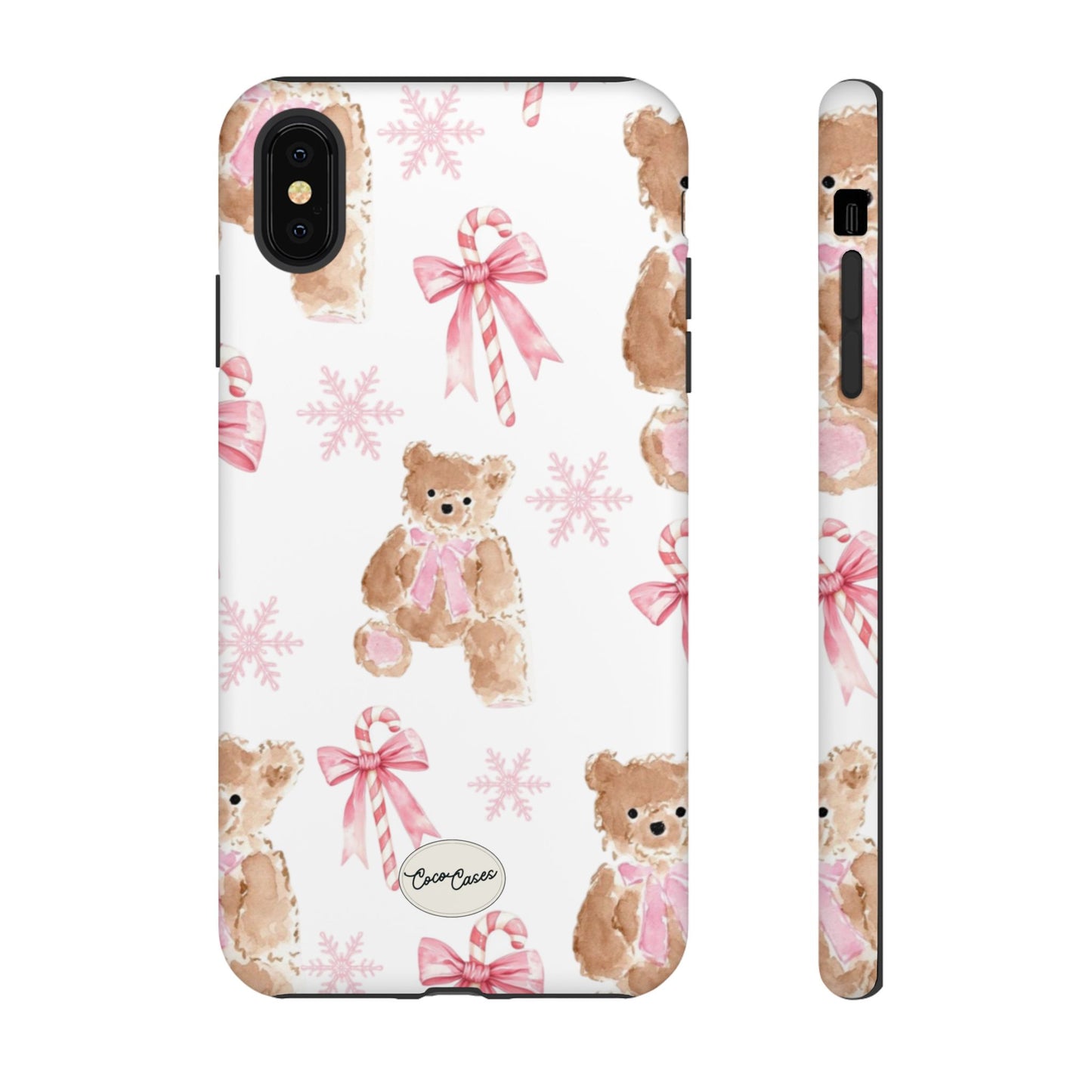 Blush Noel Bear iPhone Case