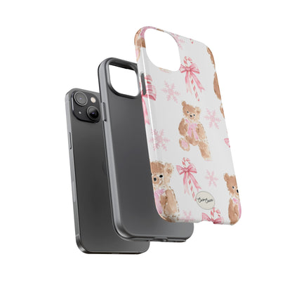 Blush Noel Bear iPhone Case
