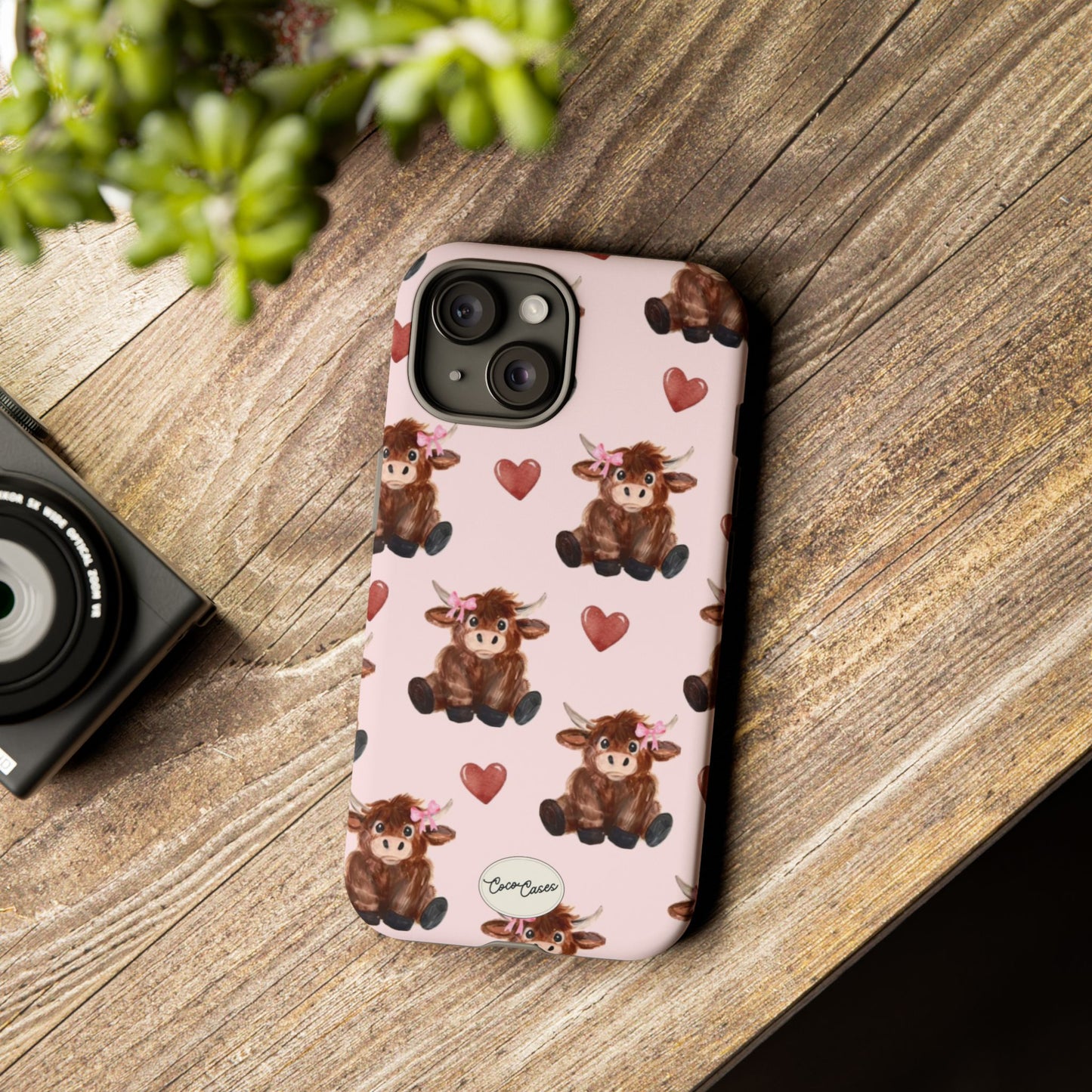 Highland Hearts iPhone Case