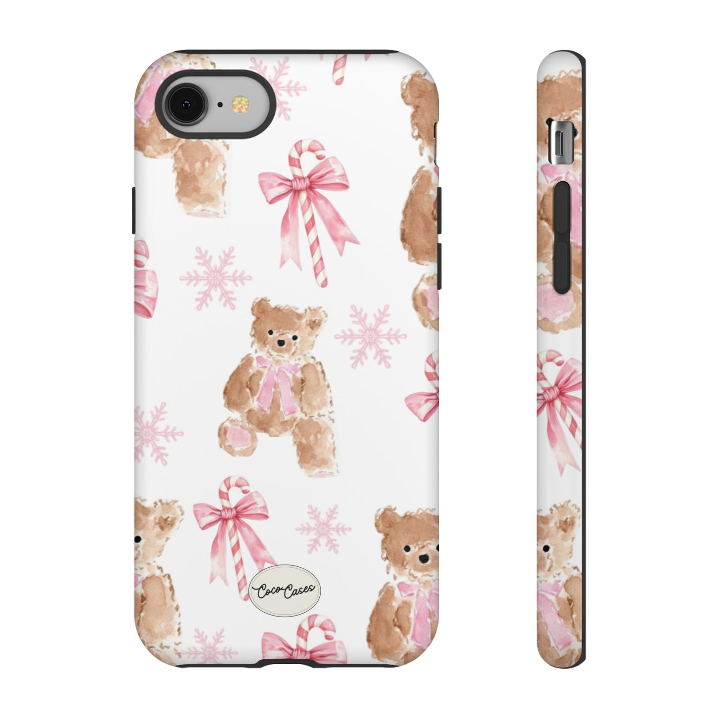 Blush Noel Bear iPhone Case