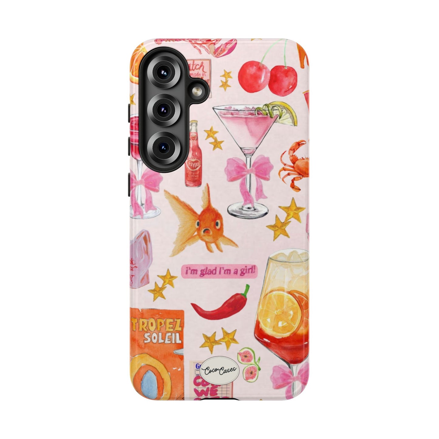 I'm glad I'm a girl Samsung Case
