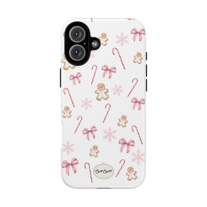 Pink Christmas iPhone Case
