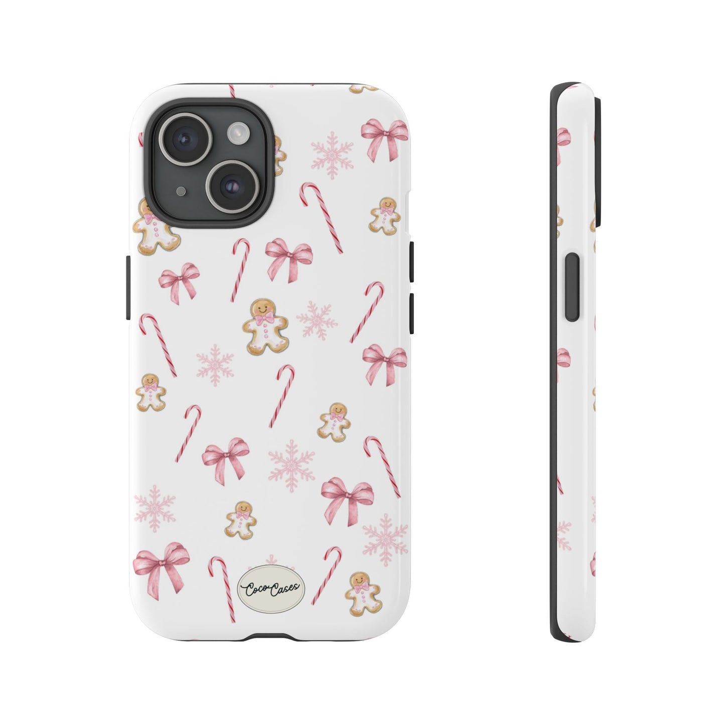 Pink Christmas iPhone Case
