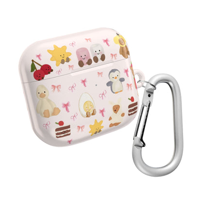 Pink Teddy AirPod Cases