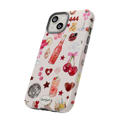 Pink Clutter iPhone Case