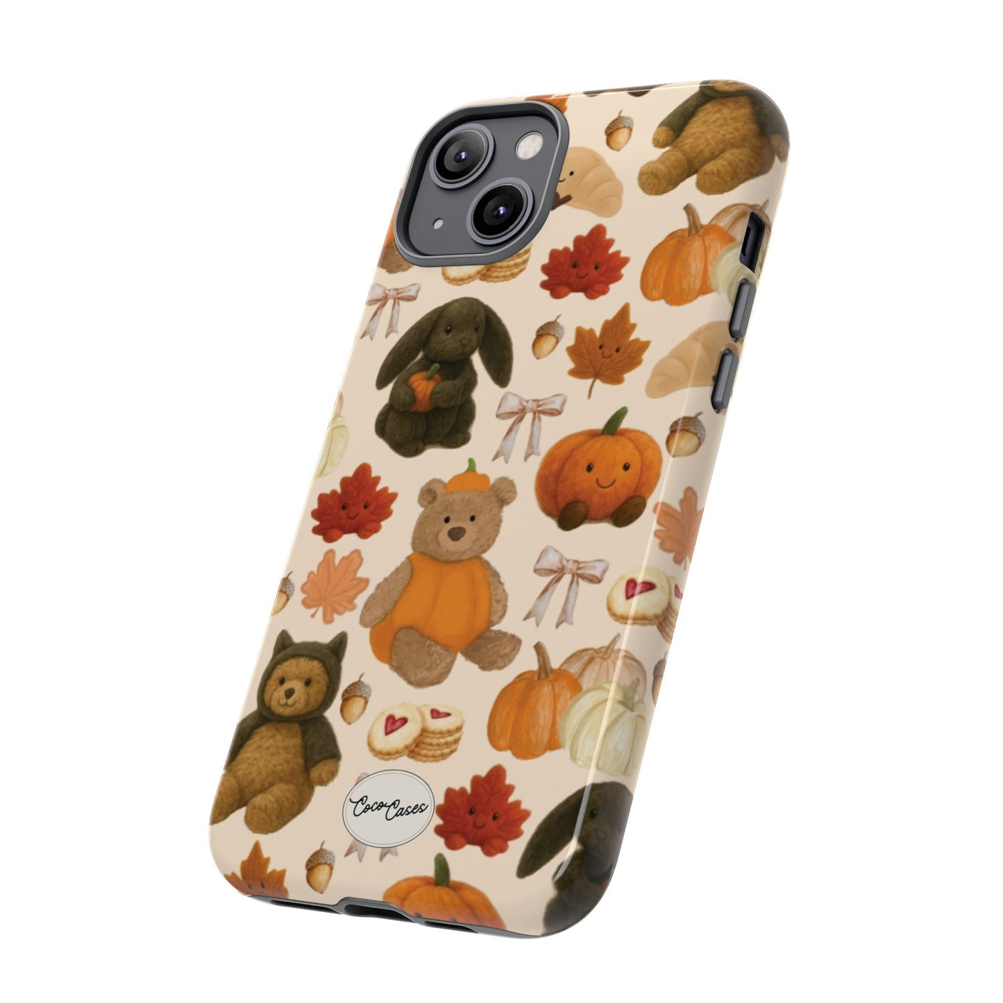Autumn Teddies iPhone Case