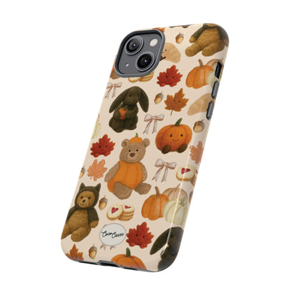 Autumn Teddies iPhone Case