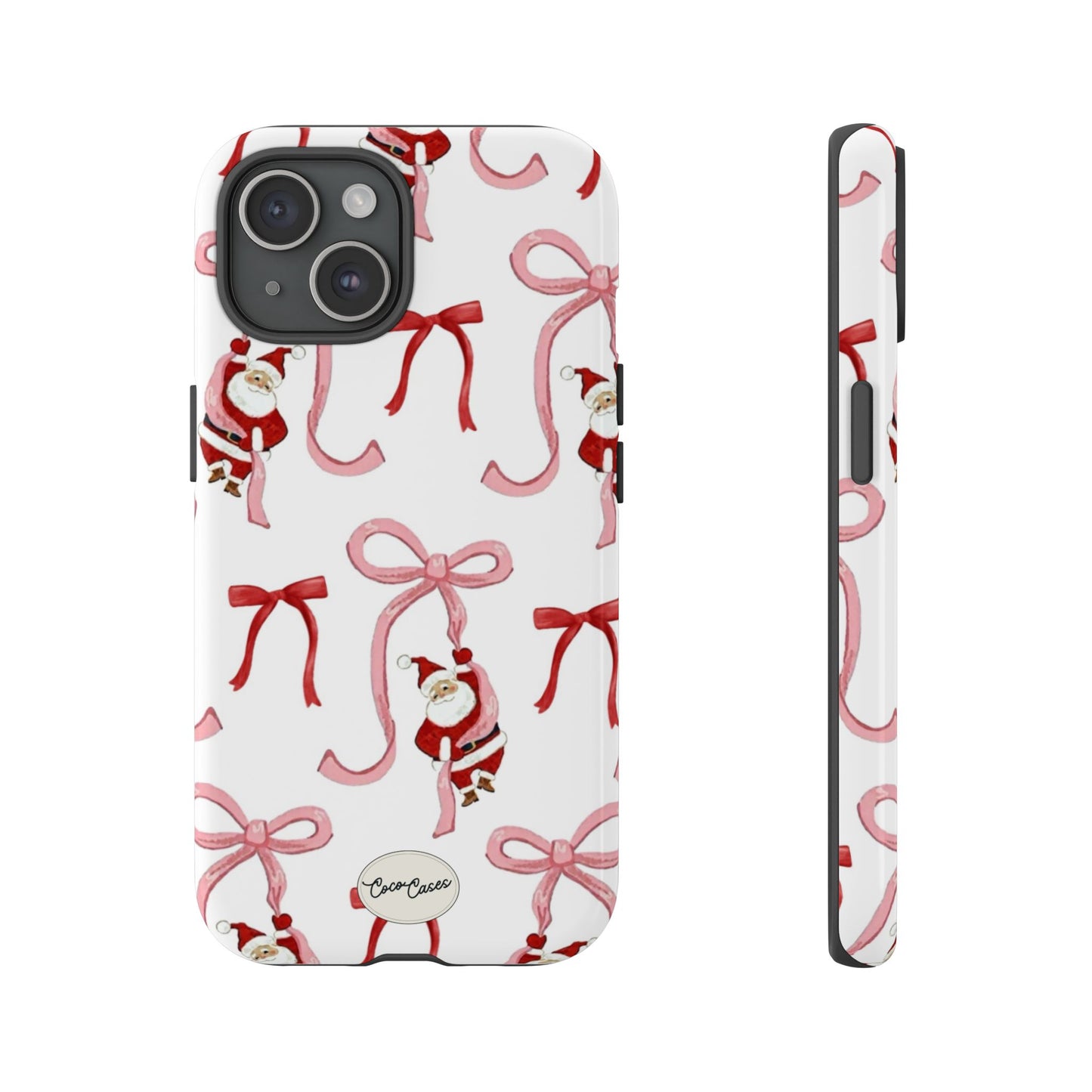 Santa’s Bow Ride iPhone Case