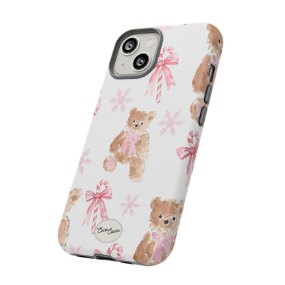 Blush Noel Bear iPhone Case
