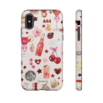 Pink Clutter iPhone Case